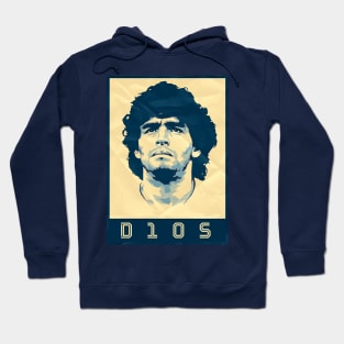 Rip Print Diego Maradona T-Shirt Hoodie